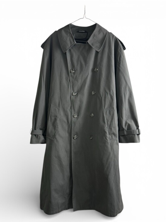 London Fog Other - London Fog Dbl-Breasted Trench Classic Coat Zip-Out Liner Men 40R Charcoal Grey